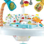 Jucarii, Copii si Bebe - Jucarii si jocuri - Jucarii de exterior - Balansoare copii - Saritor pentru copii cu Centru de Activitati, Baby Jumper, Lumini si Accesorii atractive, 6 luni+, Albastru - Infinity.ro