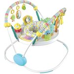 Jucarii, Copii si Bebe - Jucarii si jocuri - Jucarii de exterior - Balansoare copii - Saritor pentru copii cu Centru de Activitati, Baby Jumper, Sunete, Lumini si Accesorii interactive, Alb - Infinity.ro