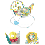 Jucarii, Copii si Bebe - Jucarii si jocuri - Jucarii de exterior - Balansoare copii - Saritor pentru copii cu Centru de Activitati, Baby Jumper, Sunete, Lumini si Accesorii interactive, Alb - Infinity.ro