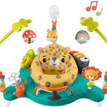 Jucarii, Copii si Bebe - Jucarii si jocuri - Jucarii de exterior - Balansoare copii - Saritor pentru copii cu Centru de Activitati, Baby Jumper, Sunete, Lumini si Accesorii atractive, 6 luni+, Leu - Infinity.ro