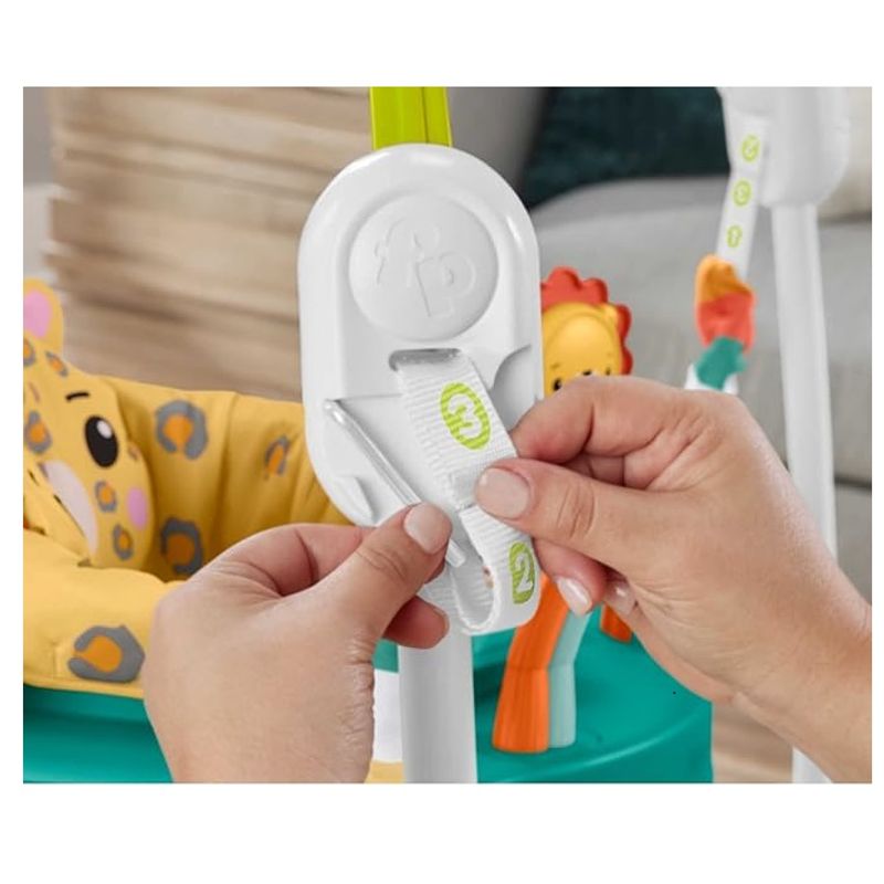 Jucarii, Copii si Bebe - Jucarii si jocuri - Jucarii de exterior - Balansoare copii - Saritor pentru copii cu Centru de Activitati, Baby Jumper, Sunete, Lumini si Accesorii atractive, 6 luni+, Leu - Infinity.ro