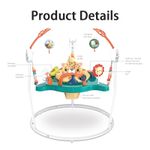 Jucarii, Copii si Bebe - Jucarii si jocuri - Jucarii de exterior - Balansoare copii - Saritor pentru copii cu Centru de Activitati, Baby Jumper, Sunete, Lumini si Accesorii atractive, 6 luni+, Leu - Infinity.ro
