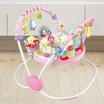 Jucarii, Copii si Bebe - Jucarii si jocuri - Jucarii de exterior - Balansoare copii - Saritor pentru copii cu Centru de Activitati, Sunete, Lumini si Accesorii interactive, 6 luni+, Roz - Infinity.ro
