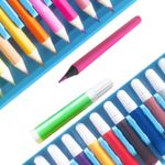 Jucarii, Copii si Bebe - Jucarii si jocuri - Jucarii & jocuri educative - Seturi pictura si desen - Set de pictura si desen pentru copii WePro Store, 86 piese, creioane colorate, pasteluri de ulei, acuarele, Albastru - Infinity.ro