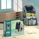 Jucarii, Copii si Bebe - Jucarii si jocuri - Jucarii & jocuri educative - Jocuri si jucarii educative - Tabla 3 in 1 cu Doua Fete, Compartiment Depozitare Carti, Magnetica si pentru Creta, Reglabila, Usor de Curatat, 3 Ani+ - Infinity.ro