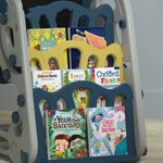 Jucarii, Copii si Bebe - Jucarii si jocuri - Jucarii & jocuri educative - Jocuri si jucarii educative - Tabla 3 in 1 cu Doua Fete, Compartiment Depozitare Carti, Magnetica si pentru Creta, Reglabila, Usor de Curatat, 3 Ani+ - Infinity.ro