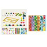 Jucarii, Copii si Bebe - Jucarii si jocuri - Jucarii & jocuri educative - Jocuri si jucarii educative - Tabla Multifunctionala cu Doua Fete, 2 Jocuri, Magnetica pentru Cifre si Litere, Accesorii Pictura, Reglabila, Verde, 3+ - Infinity.ro