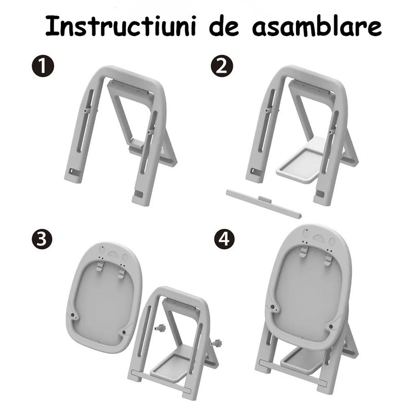 Jucarii, Copii si Bebe - Jucarii si jocuri - Jucarii & jocuri educative - Jocuri si jucarii educative - Tabla Multifunctionala cu Doua Fete, 2 Jocuri, Magnetica pentru Cifre si Litere, Neagra pentru Creta, Verde, 3 Ani+ - Infinity.ro