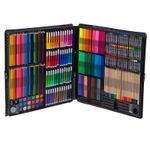 Jucarii, Copii si Bebe - Jucarii si jocuri - Jucarii & jocuri educative - Seturi pictura si desen - Set pentru pictura cu 258 piese intr-o valiza iMK®, perfect pentru desene pline de imaginatie - Infinity.ro