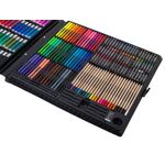 Jucarii, Copii si Bebe - Jucarii si jocuri - Jucarii & jocuri educative - Seturi pictura si desen - Set pentru pictura cu 258 piese intr-o valiza iMK®, perfect pentru desene pline de imaginatie - Infinity.ro