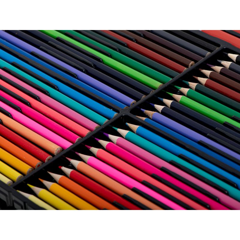 Jucarii, Copii si Bebe - Jucarii si jocuri - Jucarii & jocuri educative - Seturi pictura si desen - Set pentru pictura cu 258 piese intr-o valiza iMK®, perfect pentru desene pline de imaginatie - Infinity.ro
