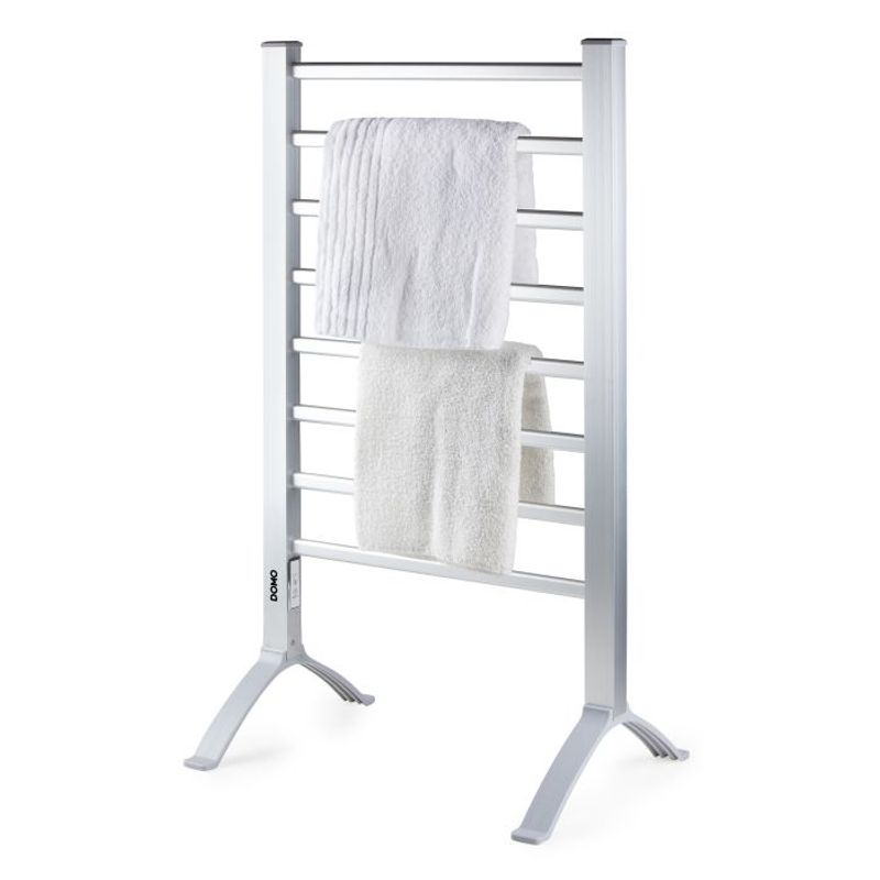 Market - Spalare si intretinere rufe - Uscatoare de rufe si accesorii - Uscator electric de prosoape/rufe Domo DO7117DR, 150W, montare pe perete sau in picioare, IPX4 - Infinity.ro