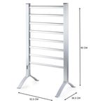 Market - Spalare si intretinere rufe - Uscatoare de rufe si accesorii - Uscator electric de prosoape/rufe Domo DO7117DR, 150W, montare pe perete sau in picioare, IPX4 - Infinity.ro