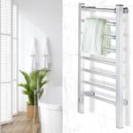 Market - Spalare si intretinere rufe - Uscatoare de rufe si accesorii - Uscator electric de prosoape/rufe Domo DO7117DR, 150W, montare pe perete sau in picioare, IPX4 - Infinity.ro