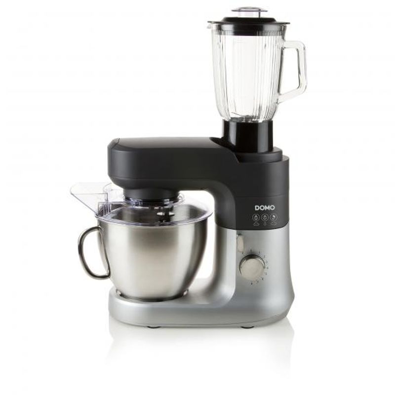 Electronice si Electrocasnice - Electrocasnice bucatarie - Mixere, tocatoare & roboti de bucatarie - Mixere - Robot de bucatarie Domo DO9182KR, 1000 W, accesoriu masina de tocat si blender - Infinity.ro
