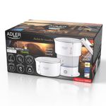 Electronice si Electrocasnice - Electrocasnice bucatarie - Preparare bauturi - Fierbatoare de apa - Fierbator electric pentru calatorii Adler AD1377w, pliabil, 0.6:, 600W - Infinity.ro