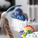 Jucarii, Copii si Bebe - Jucarii si jocuri - Jucarii de exterior - Balansoare copii - Saritor pentru copii cu centru de activitati, Sunete, Lumini, Accesorii atractive, Portocaliu, 6 luni + - Infinity.ro