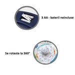 Jucarii, Copii si Bebe - Jucarii si jocuri - Jucarii de exterior - Balansoare copii - Saritor pentru copii cu centru de activitati, Sunete, Lumini, Accesorii atractive, Portocaliu, 6 luni + - Infinity.ro