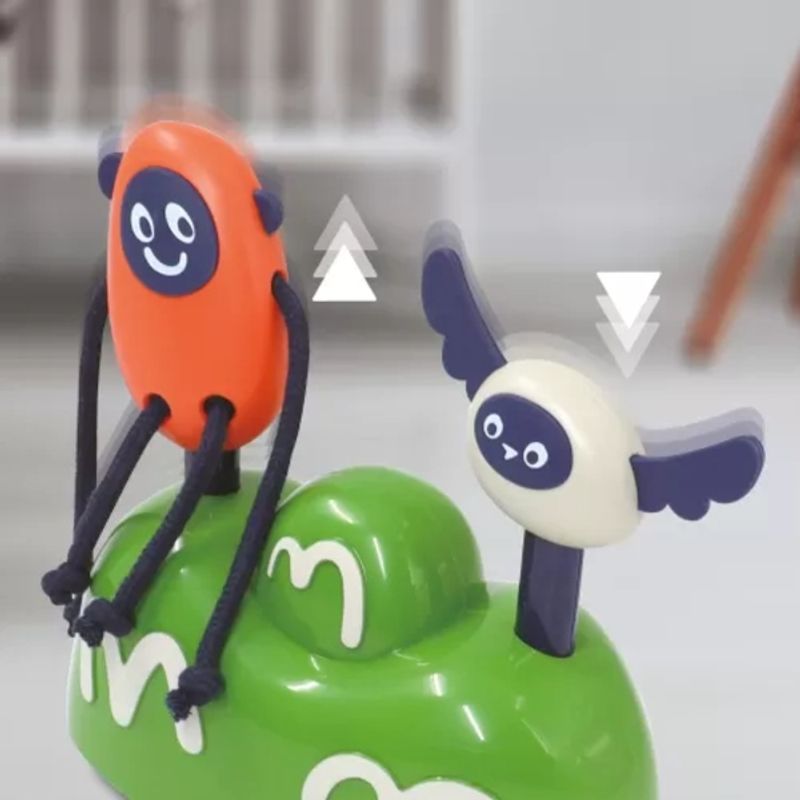 Jucarii, Copii si Bebe - Jucarii si jocuri - Jucarii de exterior - Balansoare copii - Saritor pentru copii cu centru de activitati, Sunete, Lumini, Accesorii atractive, Portocaliu, 6 luni + - Infinity.ro