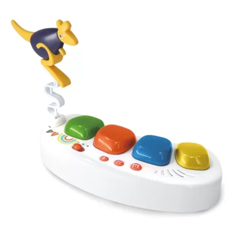 Jucarii, Copii si Bebe - Jucarii si jocuri - Jucarii de exterior - Balansoare copii - Saritor pentru copii cu centru de activitati, Sunete, Lumini, Accesorii atractive, Portocaliu, 6 luni + - Infinity.ro