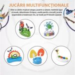 Jucarii, Copii si Bebe - Jucarii si jocuri - Jucarii de exterior - Balansoare copii - Saritor pentru copii cu centru de activitati, Sunete, Lumini, Accesorii atractive, Portocaliu, 6 luni + - Infinity.ro