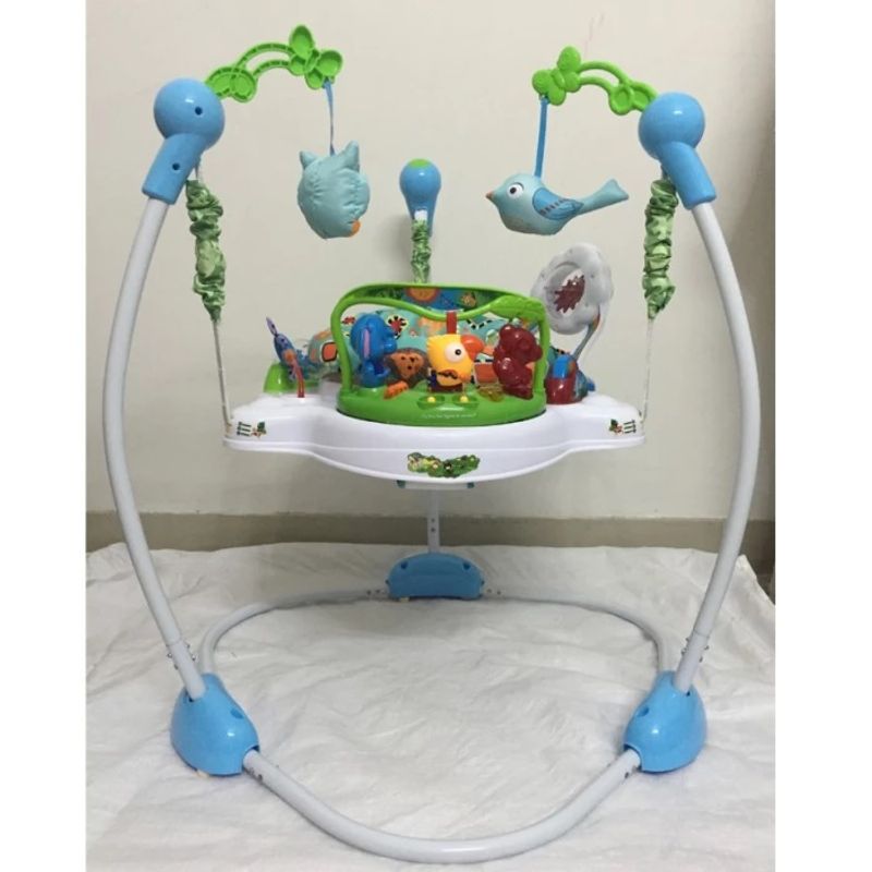 Jucarii, Copii si Bebe - Jucarii si jocuri - Jucarii de exterior - Balansoare copii - Saritor pentru Copii cu Centru de Activitati, Baby jumper, Scaun rotativ 360°, Multicolor, 6 luni +, - Infinity.ro