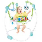 Jucarii, Copii si Bebe - Jucarii si jocuri - Jucarii de exterior - Balansoare copii - Saritor pentru Copii cu Centru de Activitati, Baby jumper, Scaun rotativ 360°, Multicolor, 6 luni +, - Infinity.ro