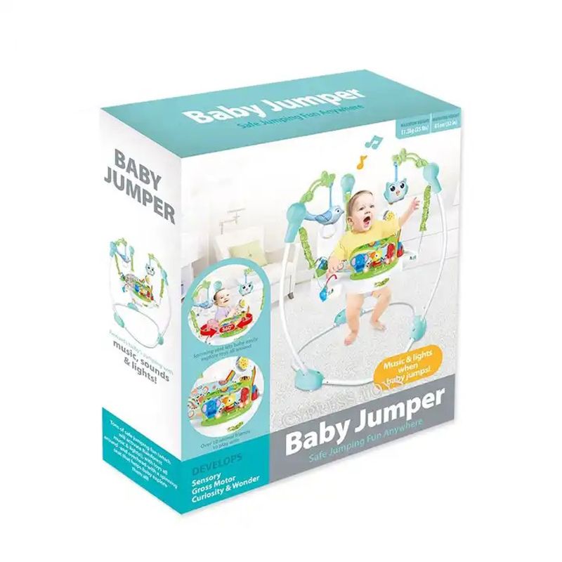 Jucarii, Copii si Bebe - Jucarii si jocuri - Jucarii de exterior - Balansoare copii - Saritor pentru Copii cu Centru de Activitati, Baby jumper, Scaun rotativ 360°, Multicolor, 6 luni +, - Infinity.ro