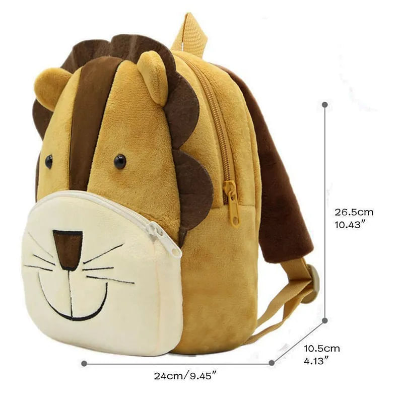 Carti si Birotica - Rechizite - Rucsacuri si genti scolare - Ghiozdan gradinita pentru copii prescolari WePro Store, Leu, plus, 24 x 26 x 10 - Infinity.ro