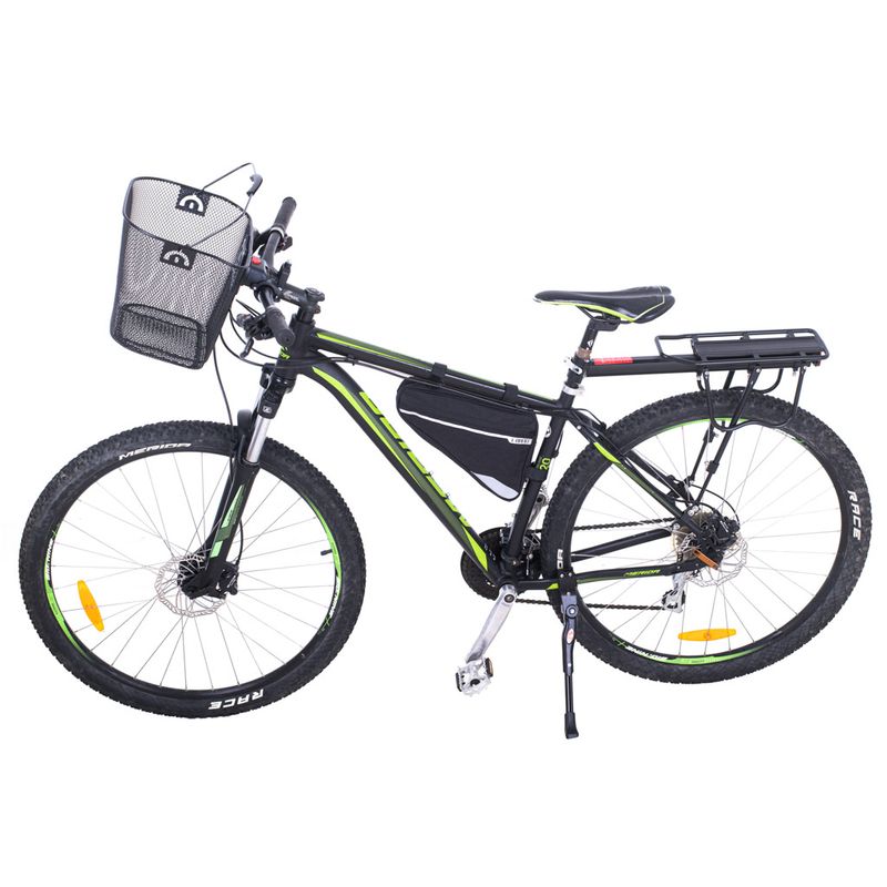 Sport si Outdoor - Ciclism - Piese pentru biciclete - Accesorii piese biciclete - Cos metalic pentru bicicleta cu maner, demontabil, conceput pentru a fi montat in partea din fata - Infinity.ro