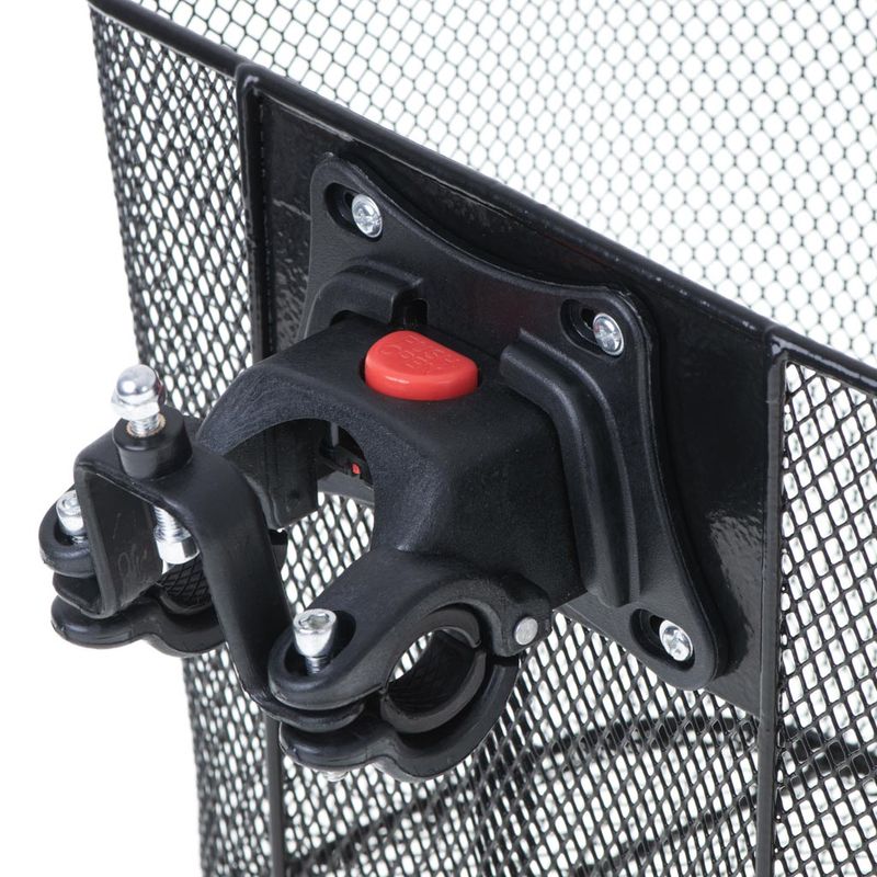 Sport si Outdoor - Ciclism - Piese pentru biciclete - Accesorii piese biciclete - Cos metalic pentru bicicleta cu maner, demontabil, conceput pentru a fi montat in partea din fata - Infinity.ro