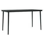 Casa si Gradina - Gradina si terasa - Mobilier exterior - Seturi mobila gradina - Set de sufragerie de gradina 5 piese neagra Sticla Poly Rattan - Infinity.ro