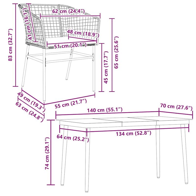 Casa si Gradina - Gradina si terasa - Mobilier exterior - Seturi mobila gradina - Set de sufragerie de gradina 5 piese neagra Sticla Poly Rattan - Infinity.ro