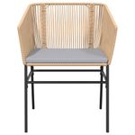 Casa si Gradina - Gradina si terasa - Mobilier exterior - Seturi mobila gradina - Set mobilier de gradina cu perne 5 piese maro sticla polirattan - Infinity.ro
