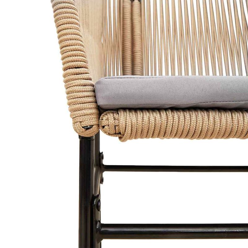 Casa si Gradina - Gradina si terasa - Mobilier exterior - Seturi mobila gradina - Set mobilier de gradina cu perne 5 piese maro sticla polirattan - Infinity.ro