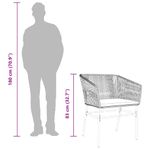 Casa si Gradina - Gradina si terasa - Mobilier exterior - Seturi mobila gradina - Set mobilier de gradina cu perne 5 piese maro sticla polirattan - Infinity.ro