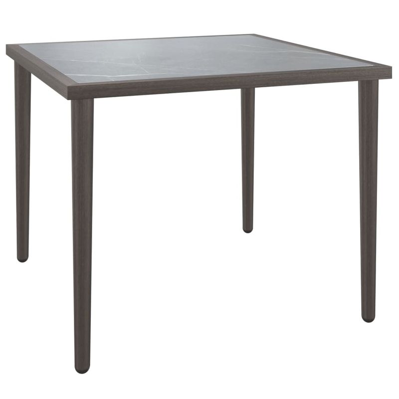 Casa si Gradina - Gradina si terasa - Mobilier exterior - Seturi mobila gradina - Set mobilier de gradina cu perne, 3 piese, gri, poliratan - Infinity.ro