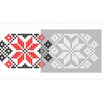 Casa si Gradina - Decoratiuni - DIY - Sabloane decorative pereti - Sablon 340x250x0.7mm, Motiv Traditional Romanesc, Refolosibil MX70003, 28 x 18 cm - Infinity.ro