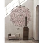 Casa si Gradina - Decoratiuni - DIY - Sabloane decorative pereti - Sablon 410x410x0.7mm, Mandala Elegant, Refolosibil MX70006 Diametru total de 700mm - Infinity.ro