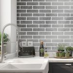 Casa si Gradina - Decoratiuni - DIY - Sabloane decorative pereti - Sablon Perete vopsire, tencuiala 900x600x0.7mm Running Bond Brick Refolosibil, model MXSP7056 - Infinity.ro
