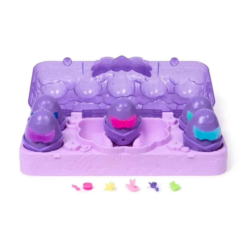 Jucarii, Copii si Bebe - Jucarii si jocuri - Figurine - Hatchimals Alive Neon Rainbow Set Carton Oua - Infinity.ro