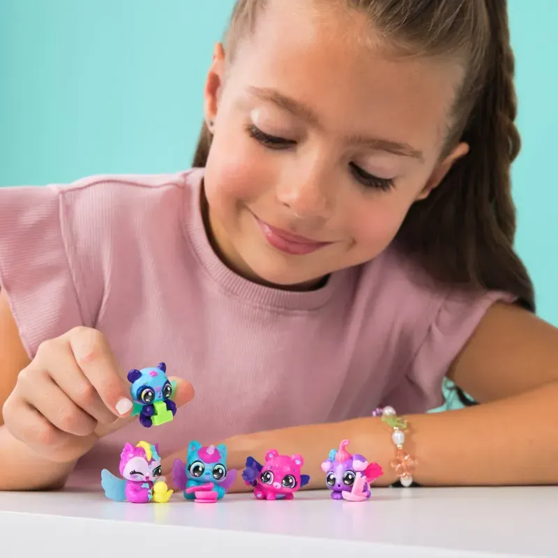 Jucarii, Copii si Bebe - Jucarii si jocuri - Figurine - Hatchimals Alive Neon Rainbow Set Carton Oua - Infinity.ro