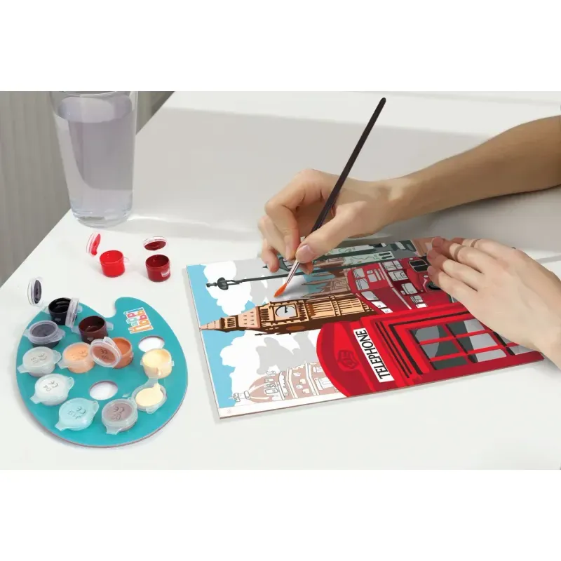 Jucarii, Copii si Bebe - Jucarii si jocuri - Jucarii & jocuri educative - Seturi pictura si desen - Picteaza Si Inrameaza Londra - Infinity.ro