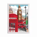 Jucarii, Copii si Bebe - Jucarii si jocuri - Jucarii & jocuri educative - Seturi pictura si desen - Picteaza Si Inrameaza Londra - Infinity.ro