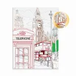 Jucarii, Copii si Bebe - Jucarii si jocuri - Jucarii & jocuri educative - Seturi pictura si desen - Picteaza Si Inrameaza Londra - Infinity.ro