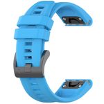 Laptop, Telefoane si Tablete - Wearables si gadgeturi - Wearables - Accesorii wearables - Curea ONSG® pentru Garmin Fenix 5/5 Plus 6/6 Pro/7/Forerunner 935/945/955/Approach S60/S62, Y63, Silicon, Blue - Infinity.ro