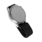 Laptop, Telefoane si Tablete - Wearables si gadgeturi - Wearables - Accesorii wearables - Curea ONSG® pentru Samsung Galaxy Watch 4/5/Active 2, Huawei Watch GT 3 42mm/GT 3 Pro 43mm, Q69, Nylon, Black - Infinity.ro