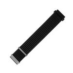 Laptop, Telefoane si Tablete - Wearables si gadgeturi - Wearables - Accesorii wearables - Curea ONSG® pentru Samsung Galaxy Watch 4/5/Active 2, Huawei Watch GT 3 42mm/GT 3 Pro 43mm, Q69, Nylon, Black - Infinity.ro