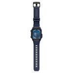 Laptop, Telefoane si Tablete - Wearables si gadgeturi - Wearables - Accesorii wearables - Husa ONSG® pentru Apple Watch 10 46mm + Curea, Q75, Poliuretan, Navy Blue - Infinity.ro