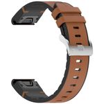 Laptop, Telefoane si Tablete - Wearables si gadgeturi - Wearables - Accesorii wearables - Curea ONSG® pentru Garmin Fenix 3/3 HR/5X/5X Plus/6X/6X Pro/7X/7X Pro Solar, J80, Piele ecologica, Brown - Infinity.ro